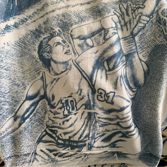 VTG & RARE Duke Blue Devils basketball sweatshirt 90s USA - Picture 7 of 10